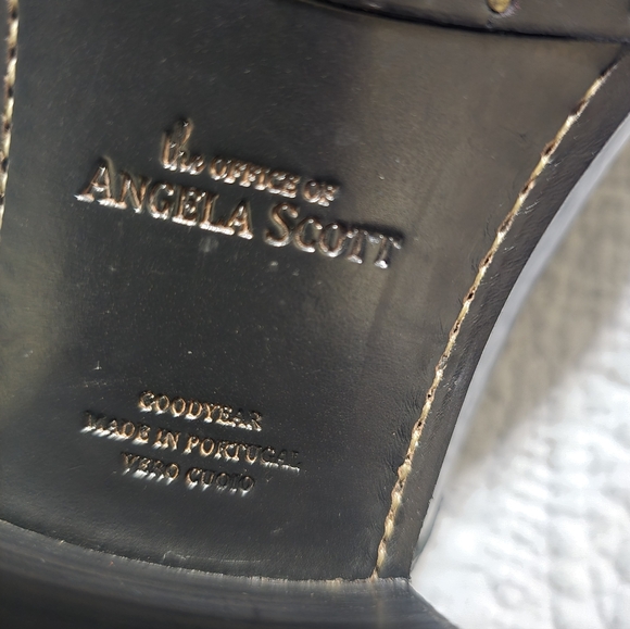 THE OFFICE OF ANGELA SCOTT Miss Button Derby In Black (size 42) - Picture 8 of 13